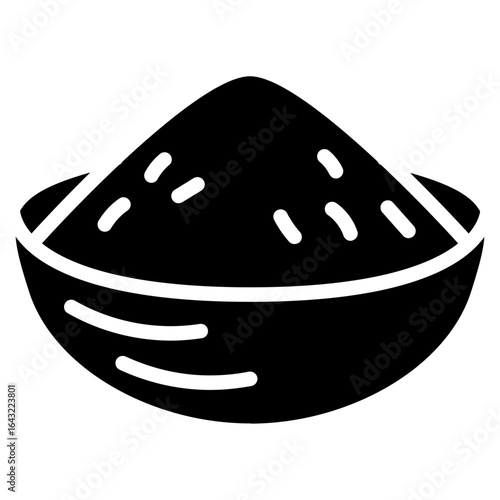 Slippery Flour icon vector image. Can be used for House Cleaning.
