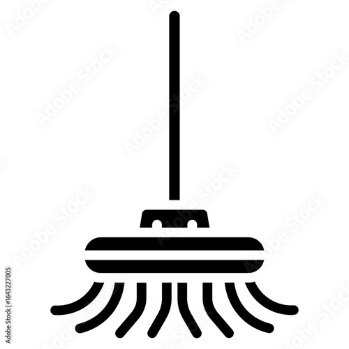 Mop icon vector image. Can be used for House Cleaning.
