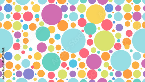 seamless pattern with colorful balloons