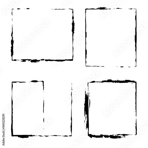 set of grunge papers