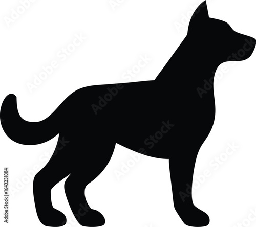 silhouette of a Dog