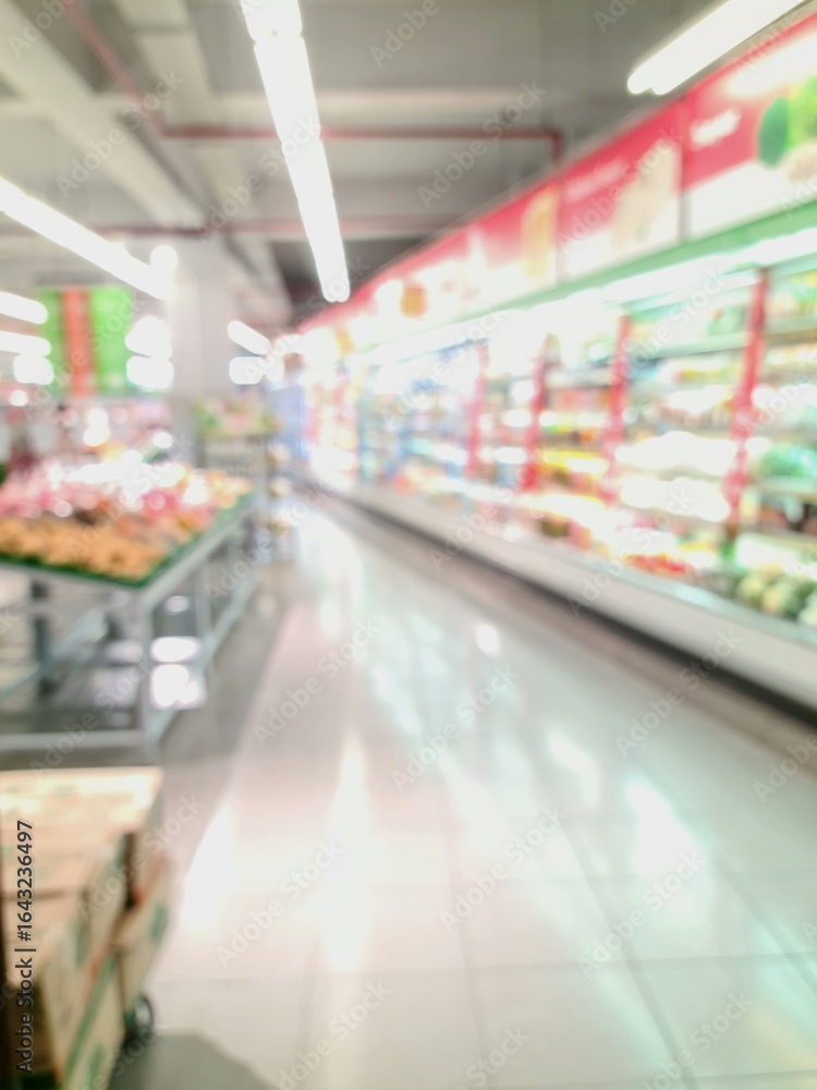 Fototapeta premium defocused of minimarket