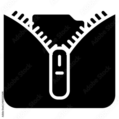 Zip File icon vector image. Can be used for Web Hosting.