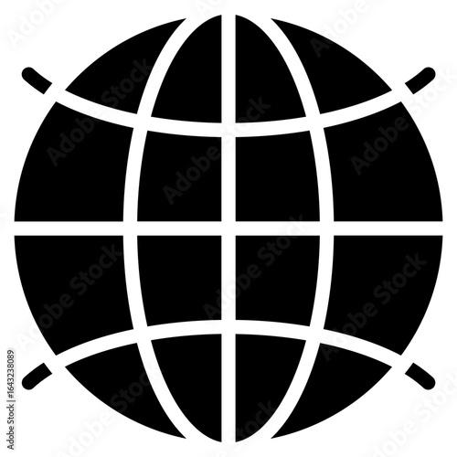 Worldwide Network icon vector image. Can be used for Web Hosting.