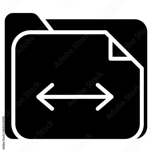 File Transfer icon vector image. Can be used for Web Hosting.