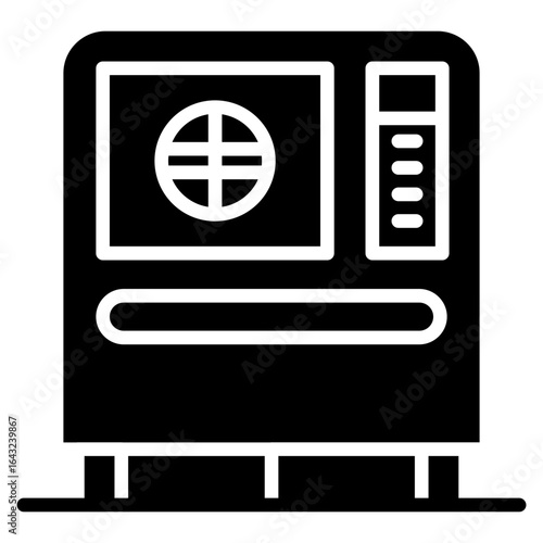 ATM icon vector image. Can be used for Mall.