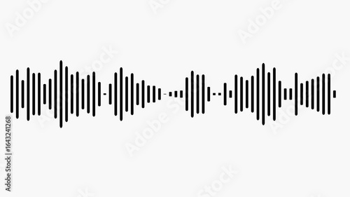 audio waves rhythm isolated on black background. white line audio wave visualization voice record,
line audio wave visualization transparent background, Sound Wave Animated In White Background.