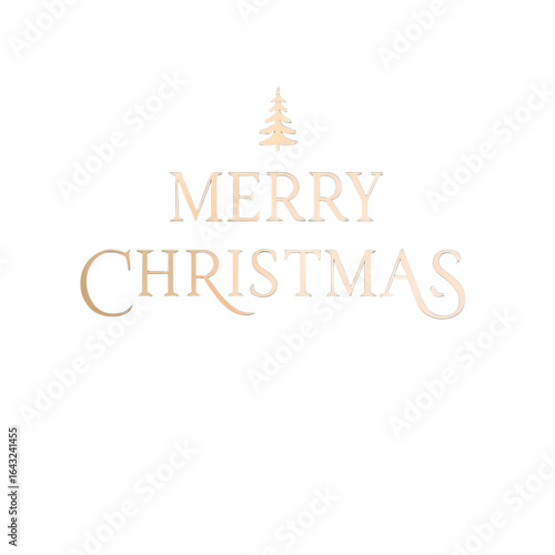 Vector illustration of a merry Christmas and happy holidays business concept sign with a successful design