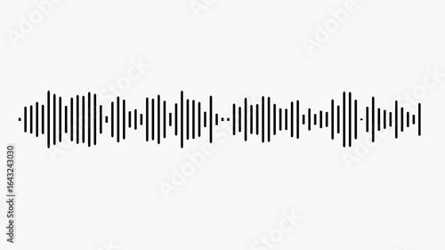 audio waves rhythm isolated on black background. white line audio wave visualization voice record,
line audio wave visualization transparent background, Sound Wave Animated In White Background.
