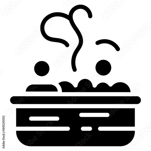 Hot Tub icon vector image. Can be used for Spa.