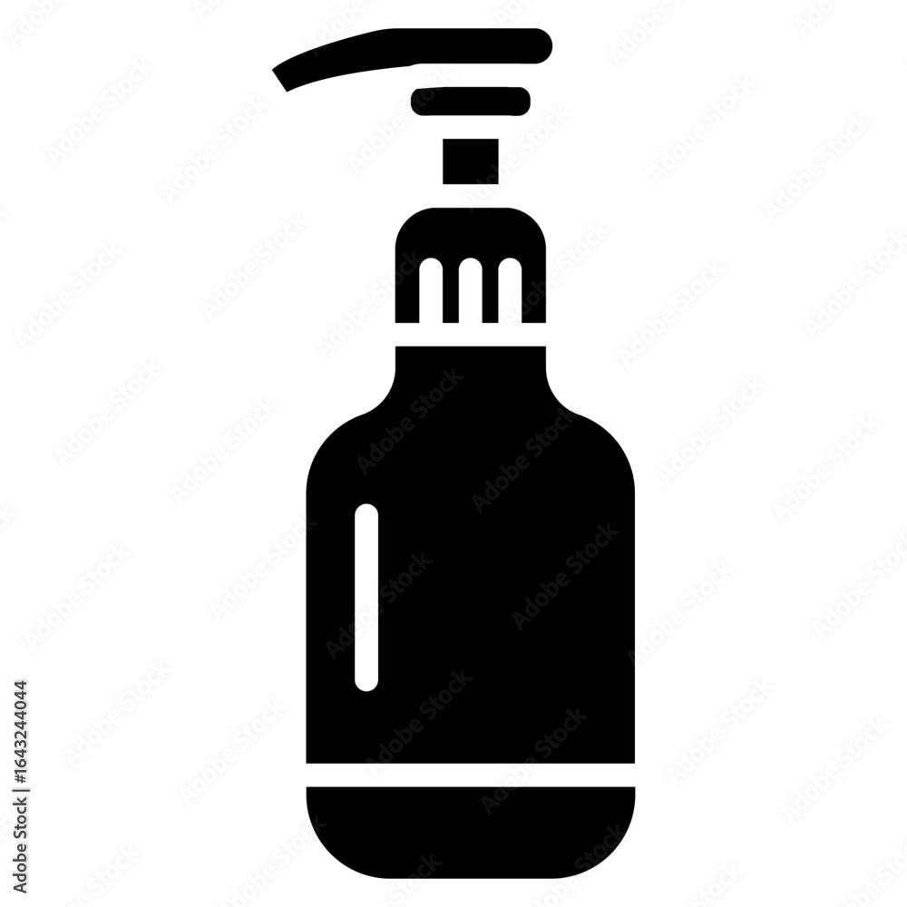 Fototapeta premium Hand Gel icon vector image. Can be used for Spa.