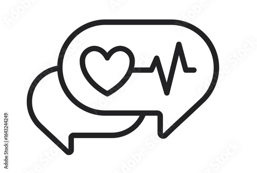 Health icon vector editable
