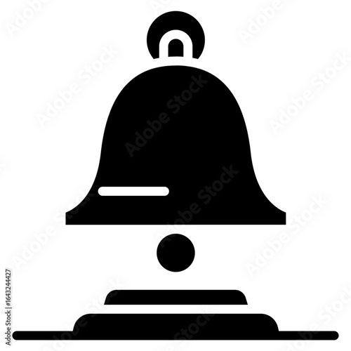 Desk Bell icon vector image. Can be used for Spa.
