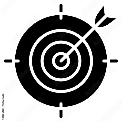 SEO Target icon vector image. Can be used for Web Marketing.