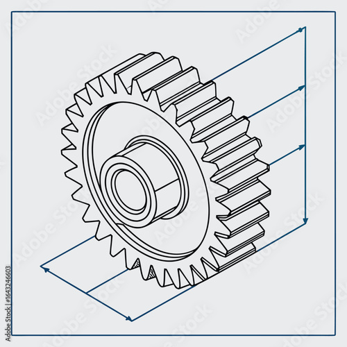 Sky forge engines technical line schematic.