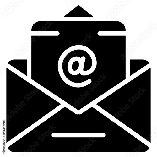 Email Notification icon vector image. Can be used for Project Management.