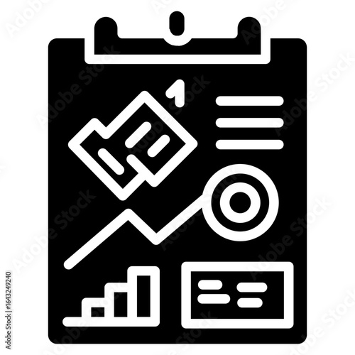 Project Implementation icon vector image. Can be used for Project Management.