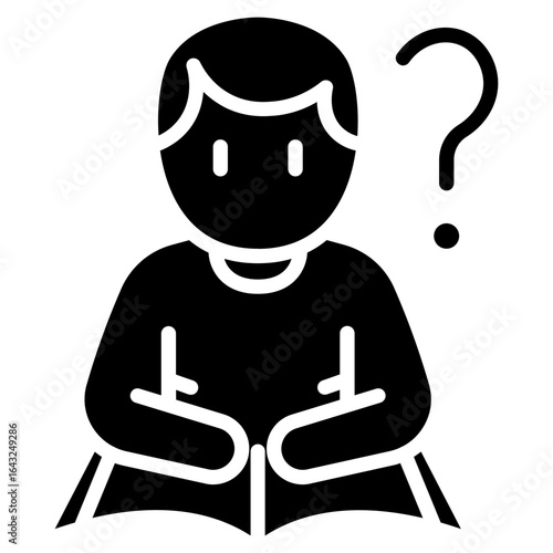 Questions icon vector image. Can be used for Project Management.