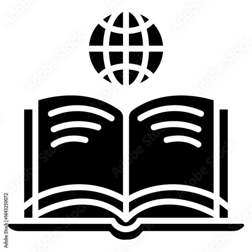 Online Book icon vector image. Can be used for Online Education.