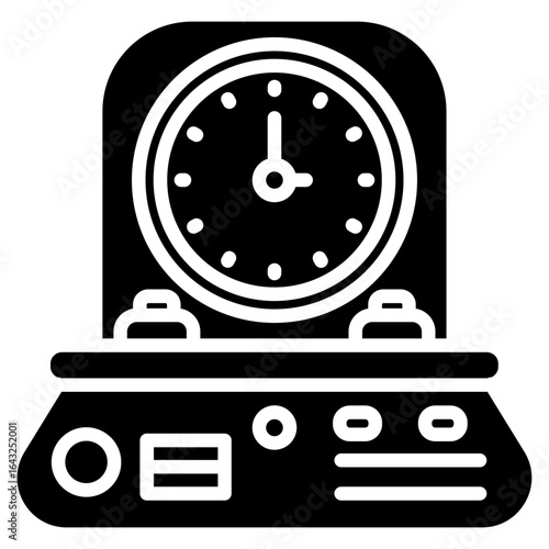 Time Machine icon vector image. Can be used for Science Fiction.