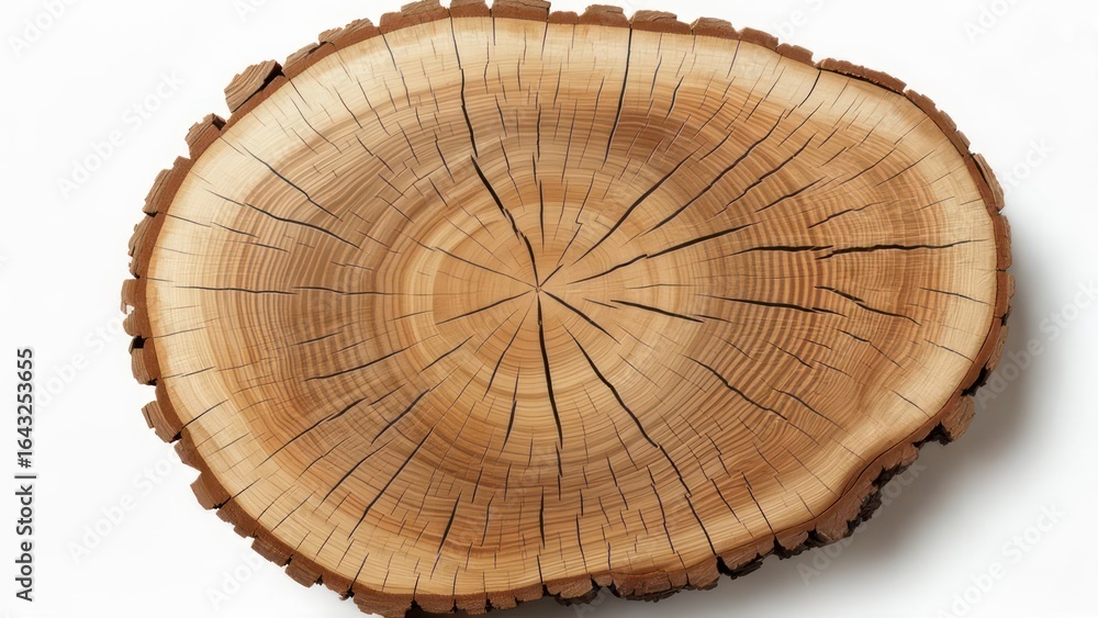 Fototapeta premium Tree trunk cross-section