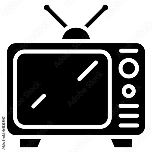Television icon vector image. Can be used for Electric Circuits.