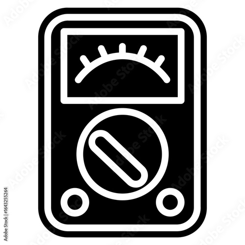 Multimeter icon vector image. Can be used for Electric Circuits.