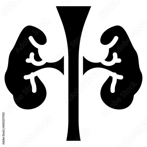 Parathyroid Glands icon vector image. Can be used for Human Anatomy.