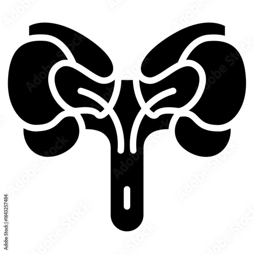 Pituitary Gland icon vector image. Can be used for Human Anatomy.