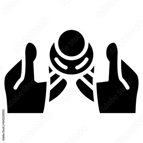 Self Control icon vector image. Can be used for Personality Traits.