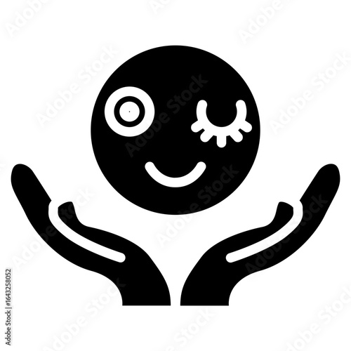Optimism icon vector image. Can be used for Personality Traits.