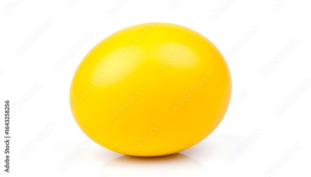 A luminous sphere of yellow brilliance casting subtle shadow on a white backdrop simple clarity A luminous sphere of yellow brilliance casting subtle shadow on a white backdrop simple clarity