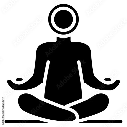 Self Discipline icon vector image. Can be used for Personality Traits.