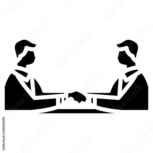 Negotiation Skills icon vector image. Can be used for Personality Traits.