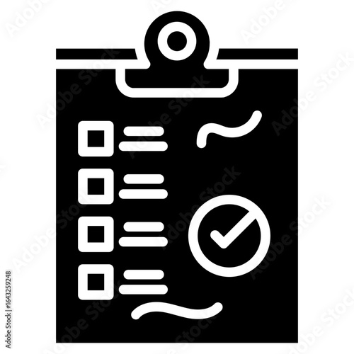 Test Plan icon vector image. Can be used for Quality Assurance.