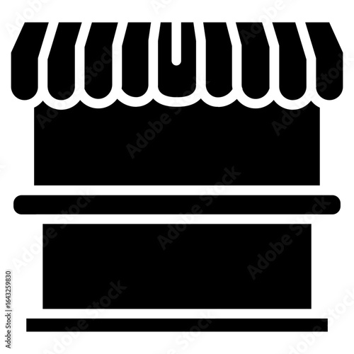 Food Court icon vector image. Can be used for Amusement Park.