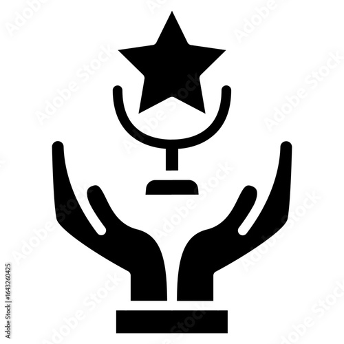 Excellence icon vector image. Can be used for Leadership.