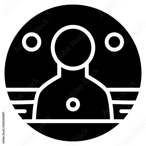 Transparency icon vector image. Can be used for Leadership.