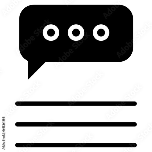 Chat icon vector image. Can be used for Contact Us.