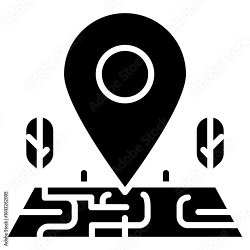 Location icon vector image. Can be used for Contact Us.