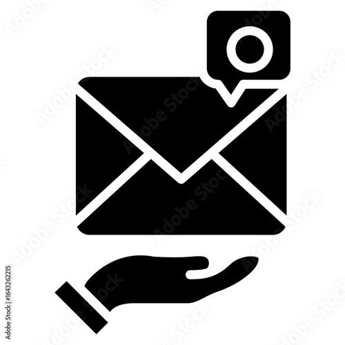 Message Us icon vector image. Can be used for Contact Us.