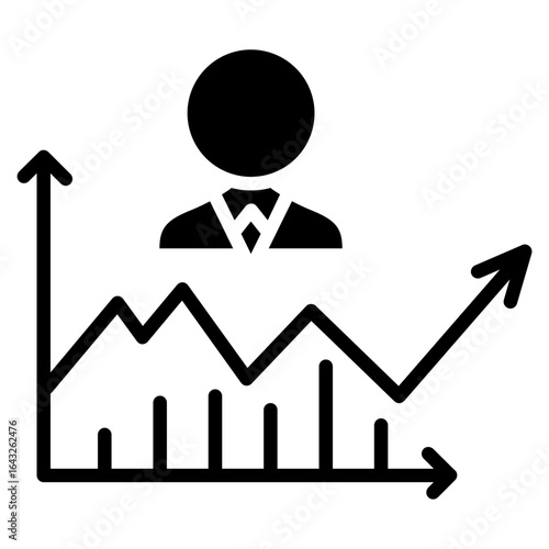 Risk Analysis icon vector image. Can be used for Risk Management.