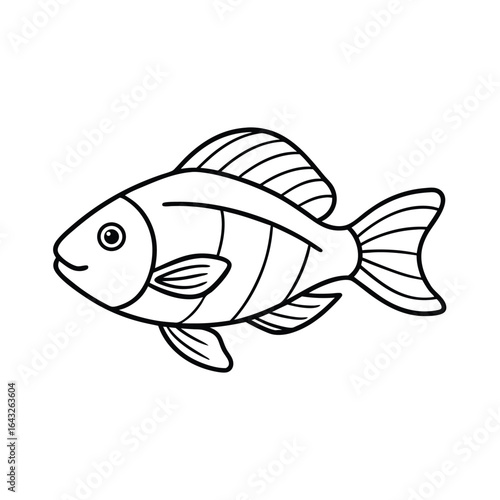 minimalist vector line art of a single oscar side.eps