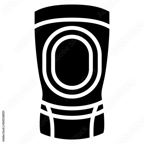 Kneepad icon vector image. Can be used for Rugby.