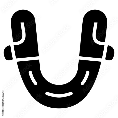 Mouth Guard icon vector image. Can be used for Rugby.