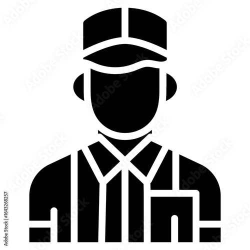 Referee icon vector image. Can be used for Rugby.