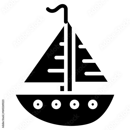 Yatch icon vector image. Can be used for Ocean.
