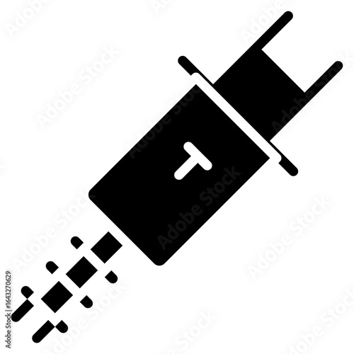 Antistatic icon vector image. Can be used for Fabric Features.