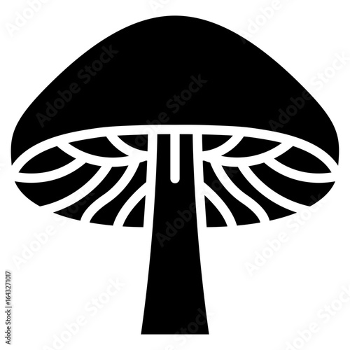 Fungi icon vector image. Can be used for Fabric Features.