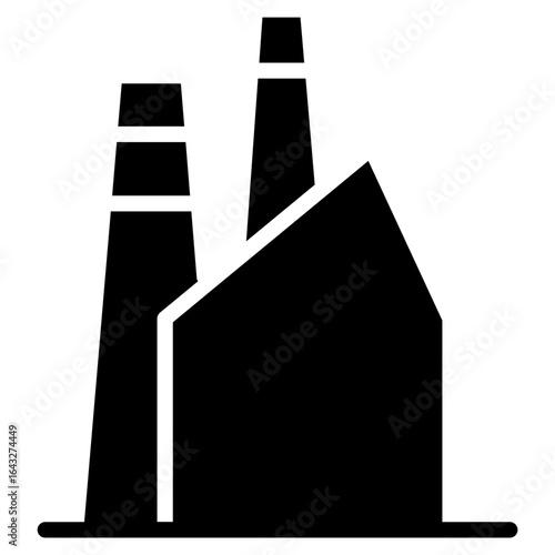 Factory Breakdown icon vector image. Can be used for Manufacturing.